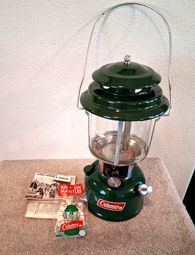 Vintage coleman green - vintage, lantern