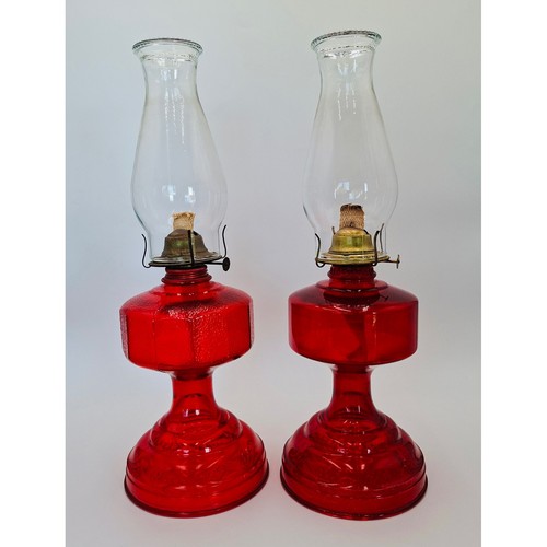 Pair vintage ruby red - vintage,